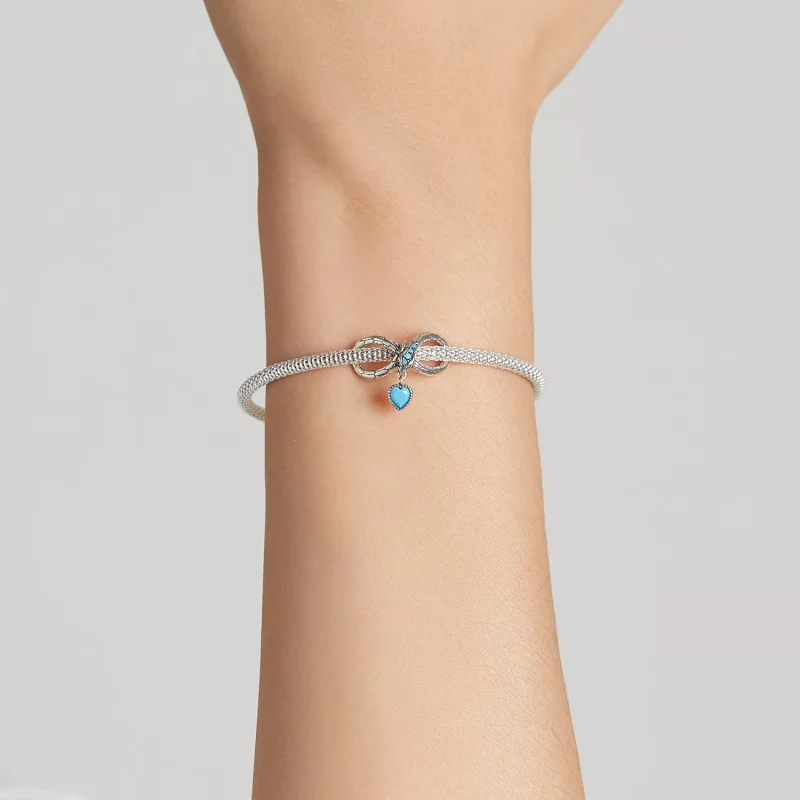 (immagine per) Charm tipo Pandora Spirito Serpente Amore Infinito - SCC2004 - Visualizza 5