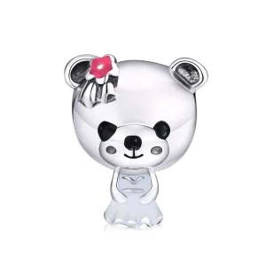 (immagine per) Charm tipo Pandora Sposa Orso - SCC1474