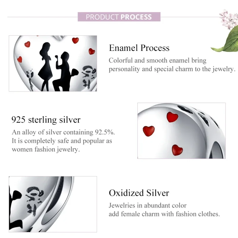 (immagine per) Charm tipo Pandora Sposami - SCC1403 - Visualizza 7