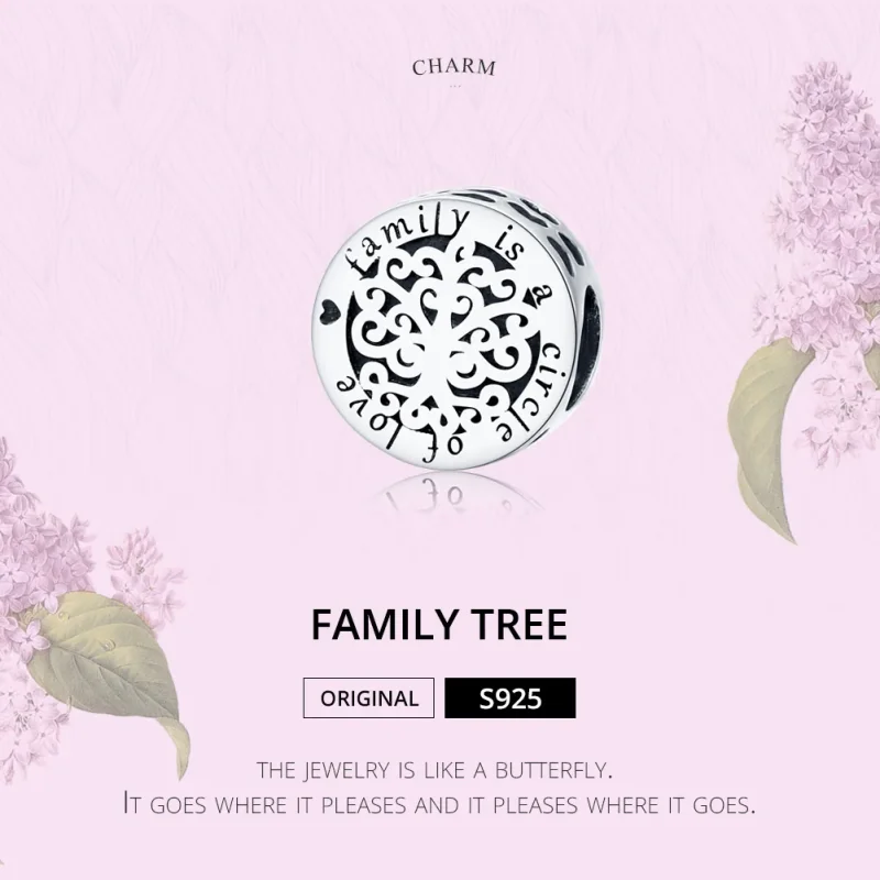(immagine per) Charm tipo Pandora Spumante albero genealogico - SCC1324 - Visualizza 6