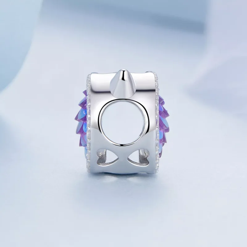 (immagine per) Charm tipo Pandora Squama di pesce testa di gatto - BSC703 - Visualizza 3
