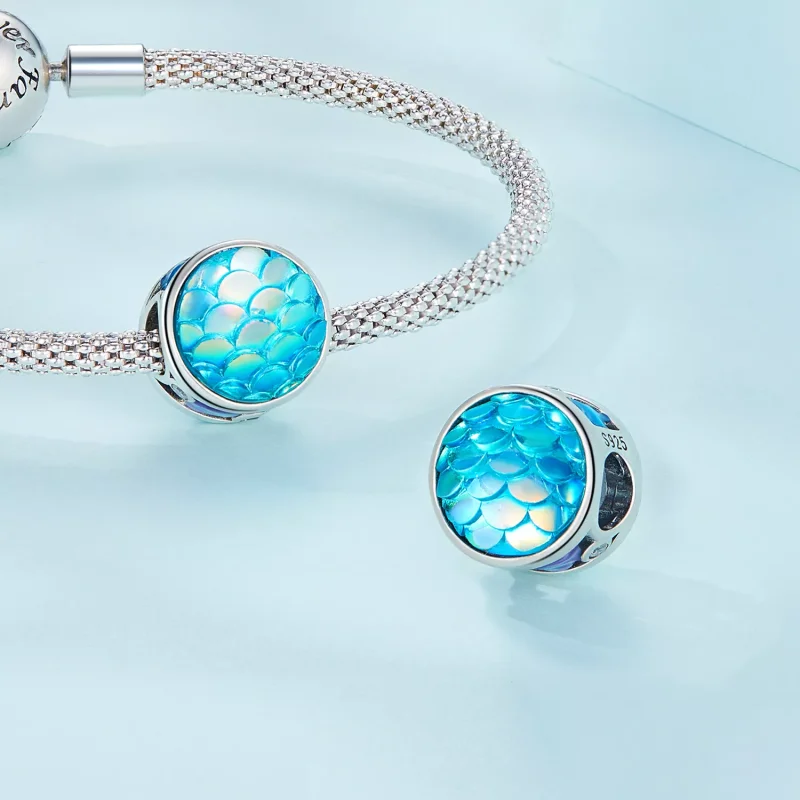 (immagine per) Charm tipo Pandora Squame di pesce - SCC2412 - Visualizza 4