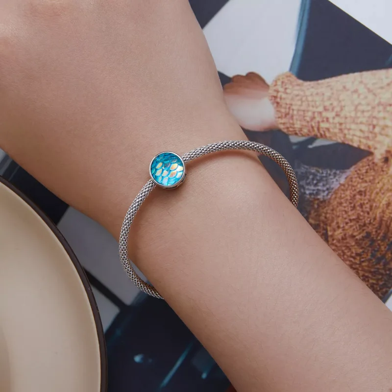 (immagine per) Charm tipo Pandora Squame di pesce - SCC2412 - Visualizza 6