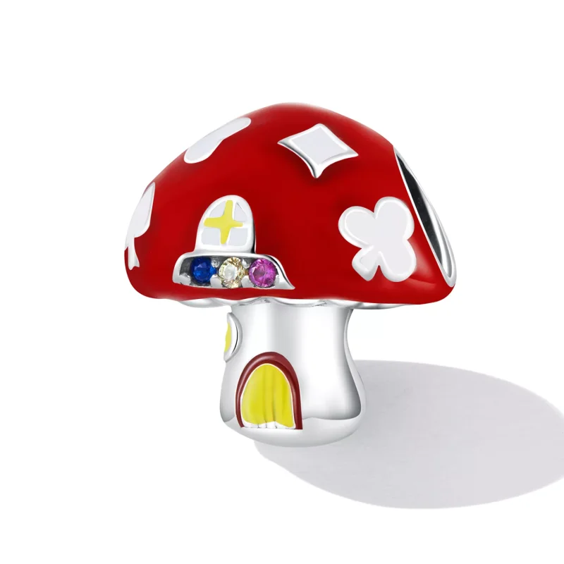 (immagine per) Charm tipo Pandora Squisita casa dei funghi - SCC2246 - Visualizza 2