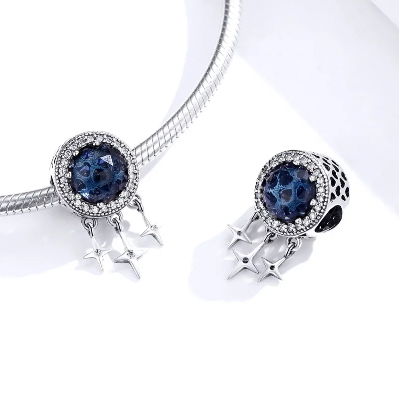 (immagine per) Charm tipo Pandora Stella blu - SCC1432 - Visualizza 3