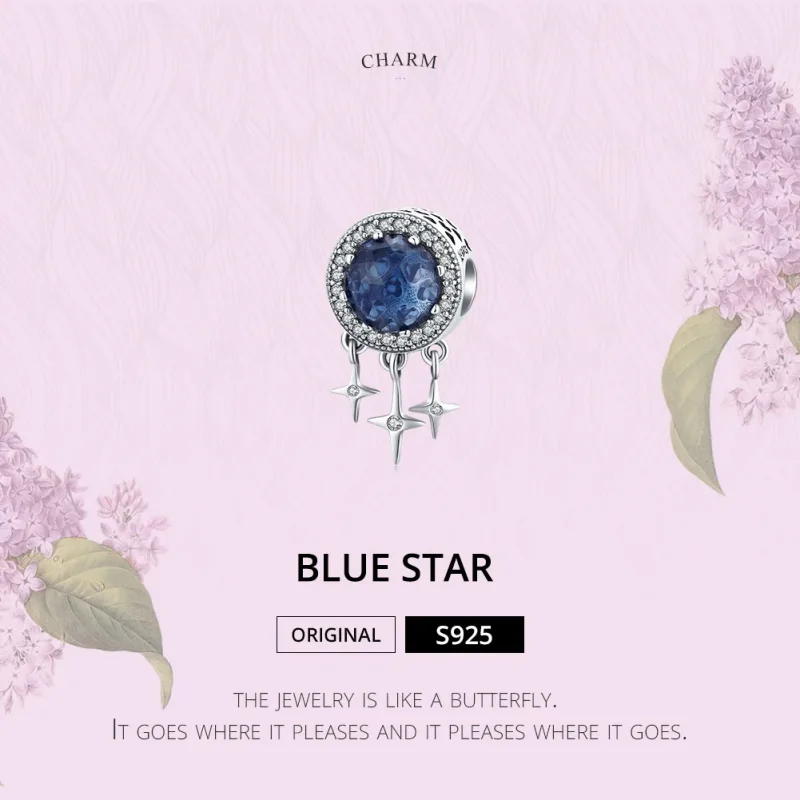 (immagine per) Charm tipo Pandora Stella blu - SCC1432 - Visualizza 6