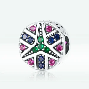 Charm tipo Pandora Stella della fortuna colorata - SCC1683 (immagine per) Charm tipo Pandora Stella della fortuna colorata - SCC1683