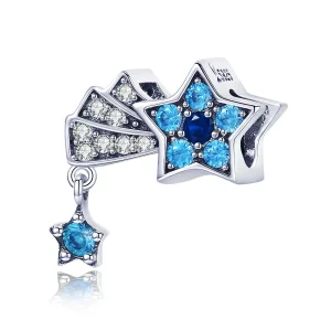 (immagine per) Charm tipo Pandora Stelle di gioielli in zaffiro - SCC912