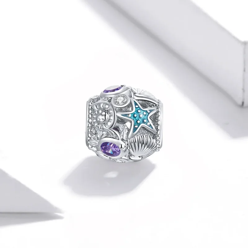 (immagine per) Charm tipo Pandora Stelle E Conchiglia - SCC1805 - Visualizza 2