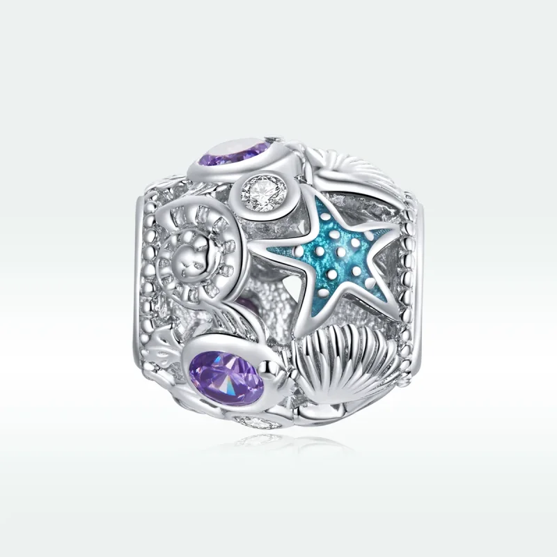 (immagine per) Charm tipo Pandora Stelle E Conchiglia - SCC1805 - Visualizza 5