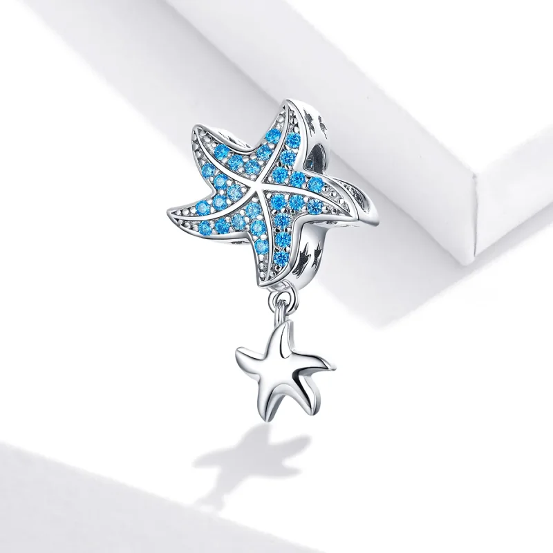 (immagine per) Charm tipo Pandora Stelle marine oceaniche - BSC252 - Visualizza 2