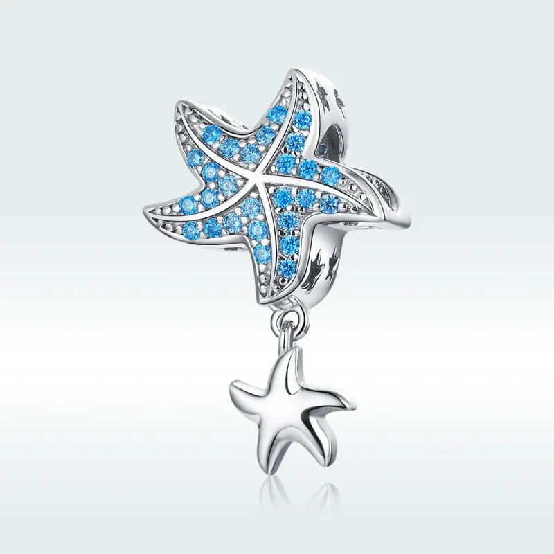(immagine per) Charm tipo Pandora Stelle marine oceaniche - BSC252 - Visualizza 5