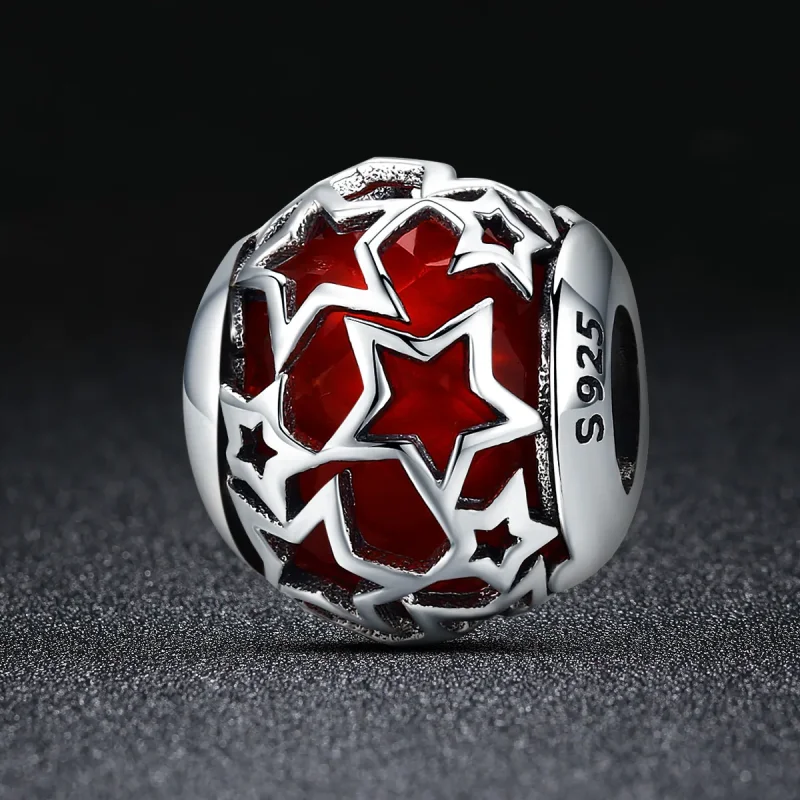(immagine per) Charm tipo Pandora Stelle romantiche - SCC509 - Visualizza 2