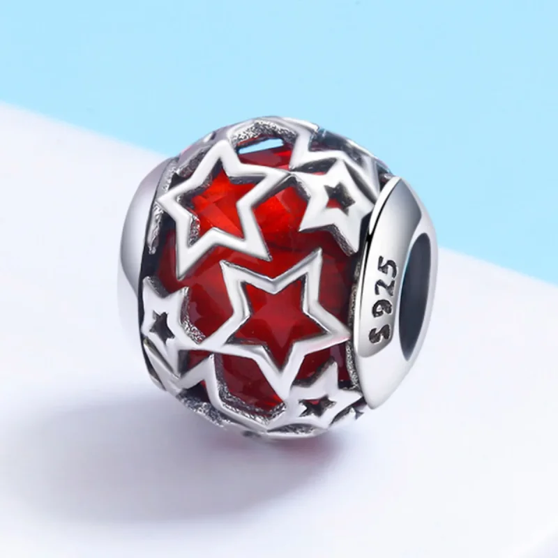 (immagine per) Charm tipo Pandora Stelle romantiche - SCC509 - Visualizza 3