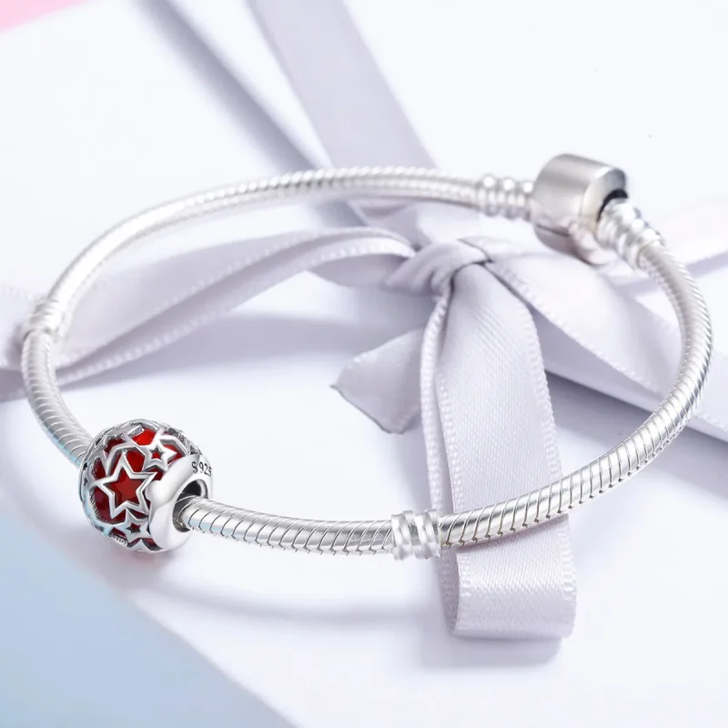 (immagine per) Charm tipo Pandora Stelle romantiche - SCC509 - Visualizza 4