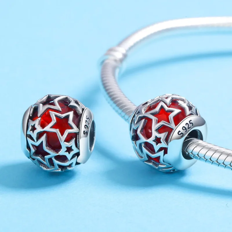 (immagine per) Charm tipo Pandora Stelle romantiche - SCC509 - Visualizza 5