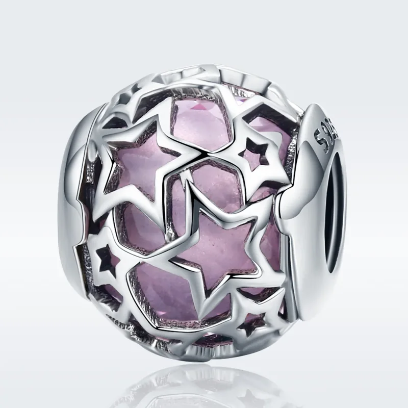 (immagine per) Charm tipo Pandora Stelle romantiche - SCC510 - Visualizza 2