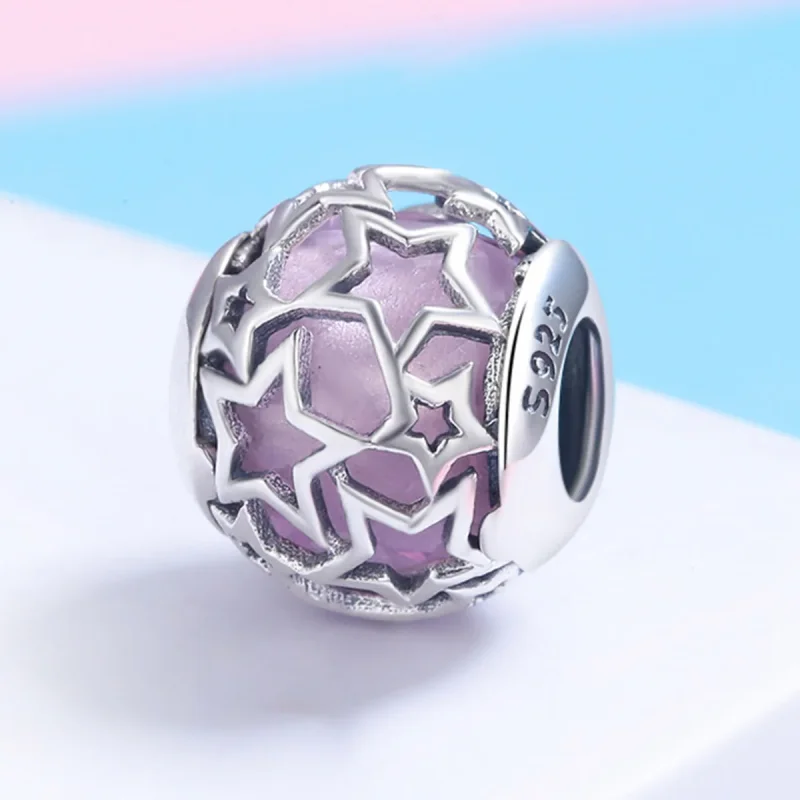 (immagine per) Charm tipo Pandora Stelle romantiche - SCC510 - Visualizza 3