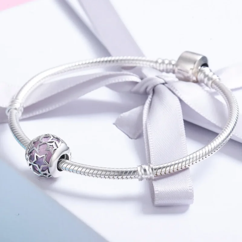 (immagine per) Charm tipo Pandora Stelle romantiche - SCC510 - Visualizza 4