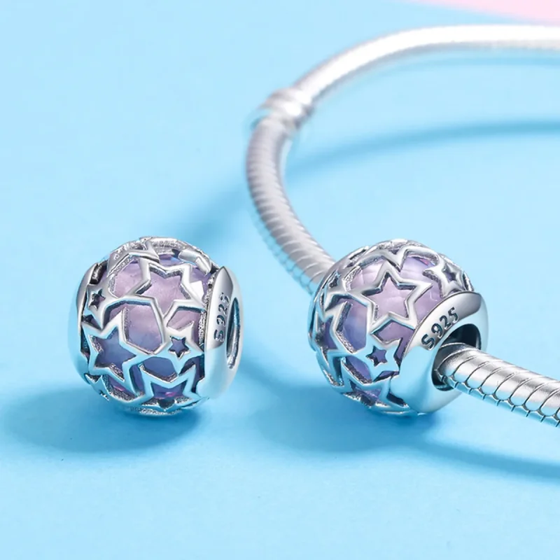 (immagine per) Charm tipo Pandora Stelle romantiche - SCC510 - Visualizza 5