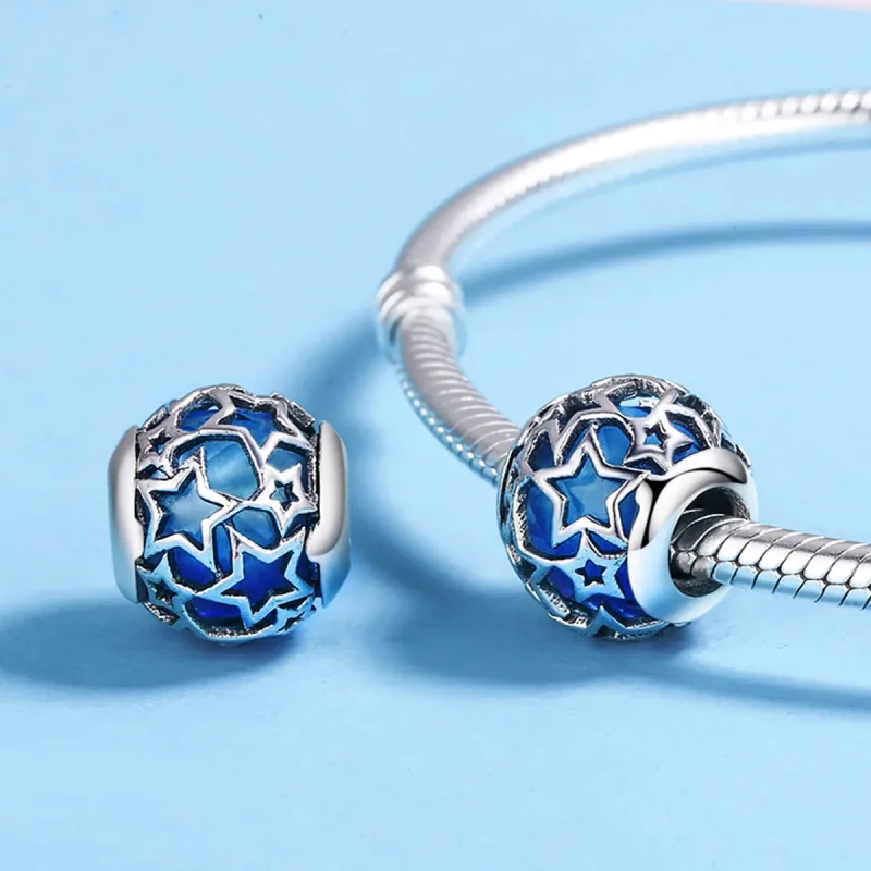 (immagine per) Charm tipo Pandora Stelle romantiche - SCC511 - Visualizza 5