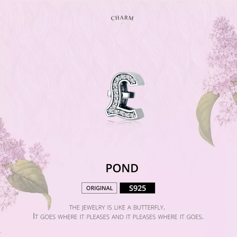 (immagine per) Charm tipo Pandora Sterlina inglese - SCC1269 - Visualizza 2