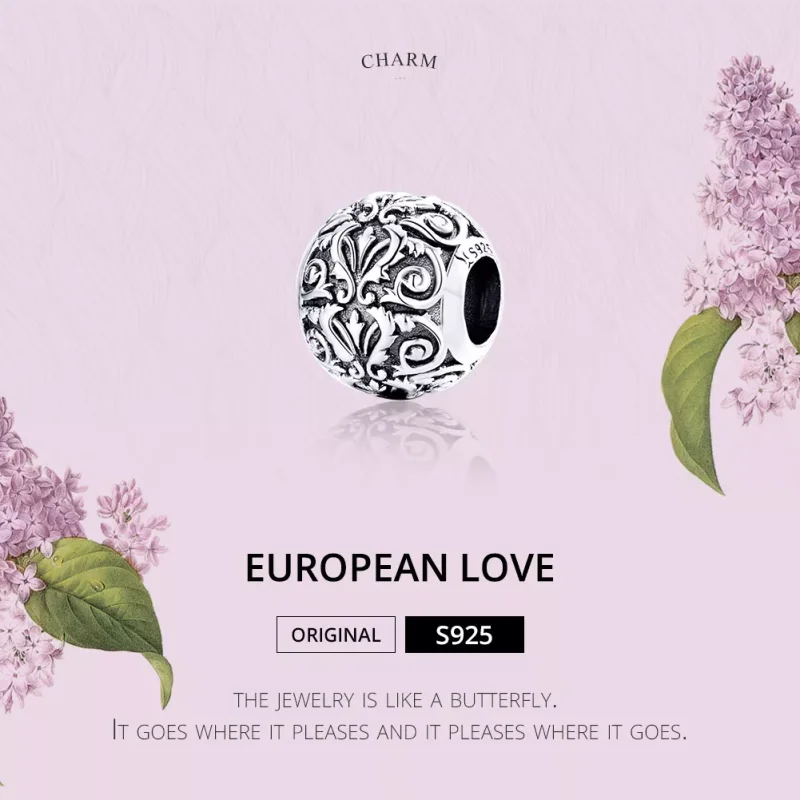 (immagine per) Charm tipo Pandora Stile di corte reale - SCC1179 - Visualizza 2