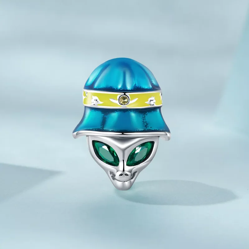 (immagine per) Charm tipo Pandora Strano alieno - SCC2393 - Visualizza 2
