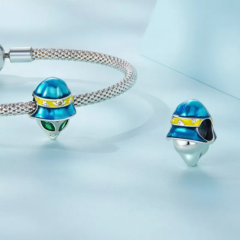 (immagine per) Charm tipo Pandora Strano alieno - SCC2393 - Visualizza 4