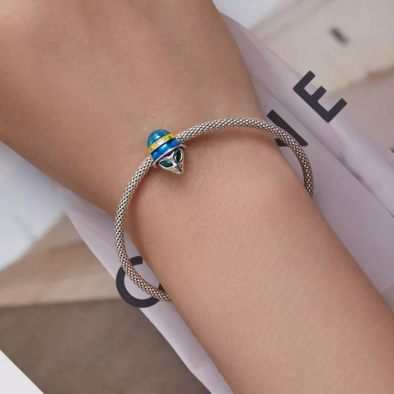 (immagine per) Charm tipo Pandora Strano alieno - SCC2393 - Visualizza 6
