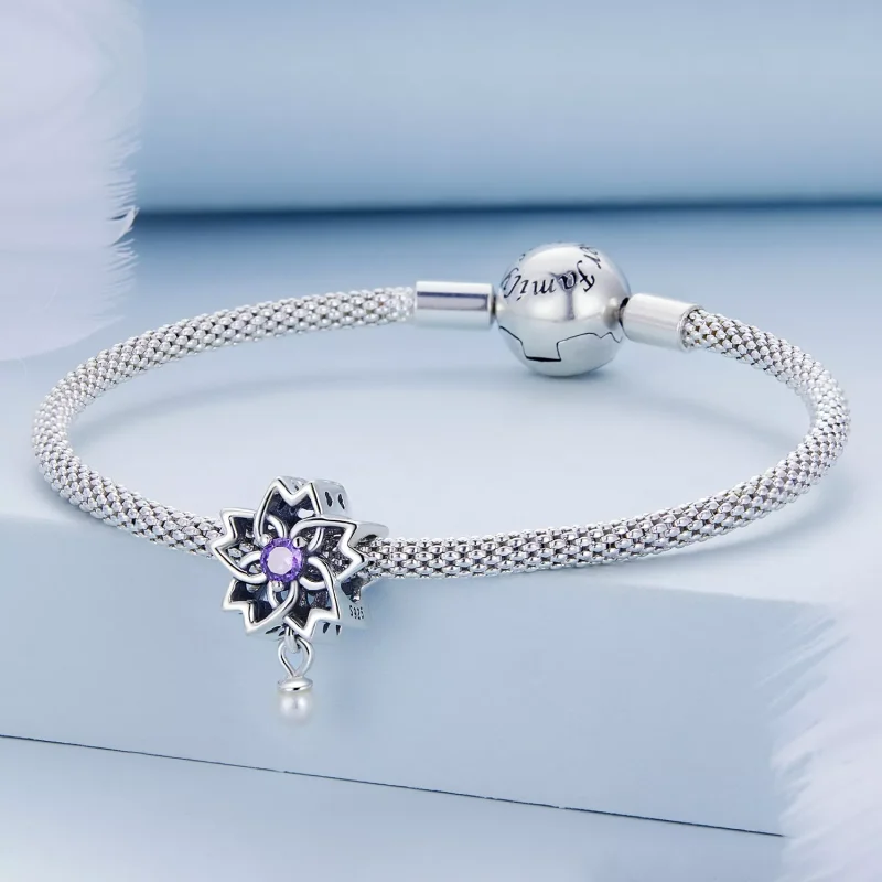 (immagine per) Charm tipo Pandora Streamer di perle - BSC637 - Visualizza 3