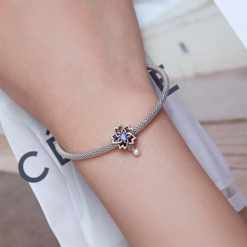 (immagine per) Charm tipo Pandora Streamer di perle - BSC637 - Visualizza 4