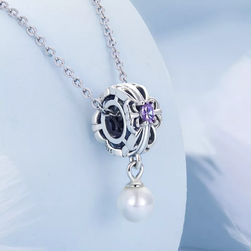 (immagine per) Charm tipo Pandora Streamer di perle - BSC638 - Visualizza 2