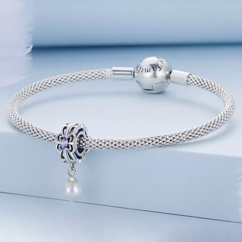 (immagine per) Charm tipo Pandora Streamer di perle - BSC638 - Visualizza 3