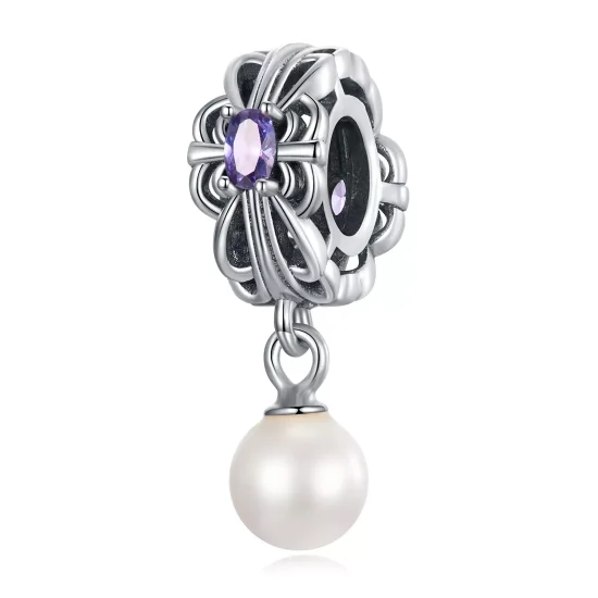 (immagine per) Charm tipo Pandora Streamer di perle - BSC638