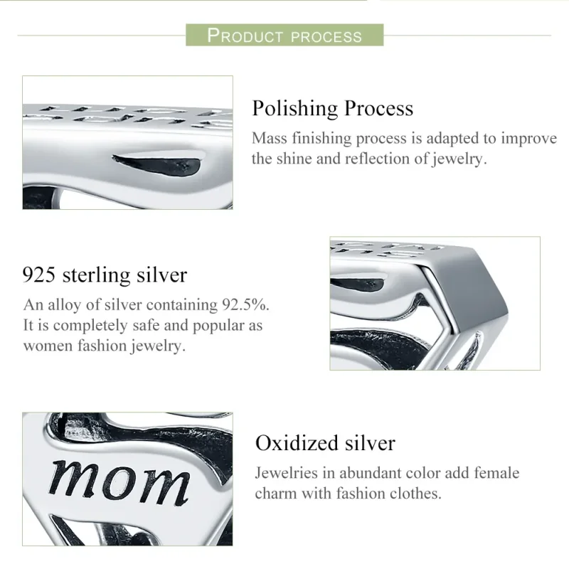 (immagine per) Charm tipo Pandora super-mamma - SCC429 - Visualizza 6