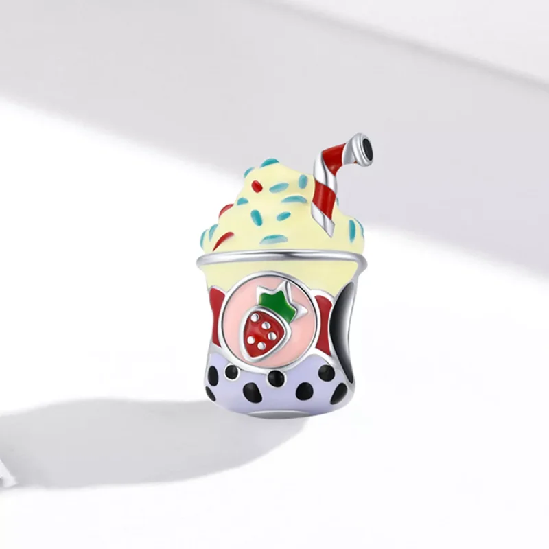 (immagine per) Charm tipo Pandora Tè al latte gelato - SCC1947 - Visualizza 2