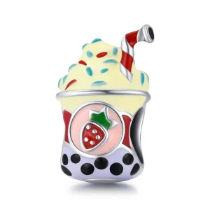 (immagine per) Charm tipo Pandora Tè al latte gelato - SCC1947