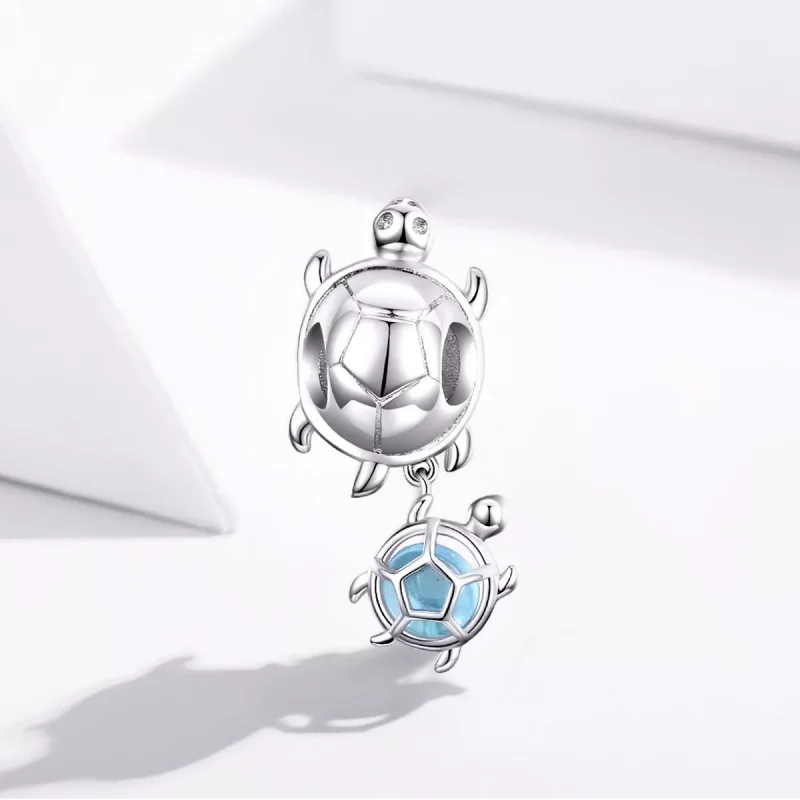 (immagine per) Charm tipo Pandora Tartaruga giocosa - BSC332 - Visualizza 2
