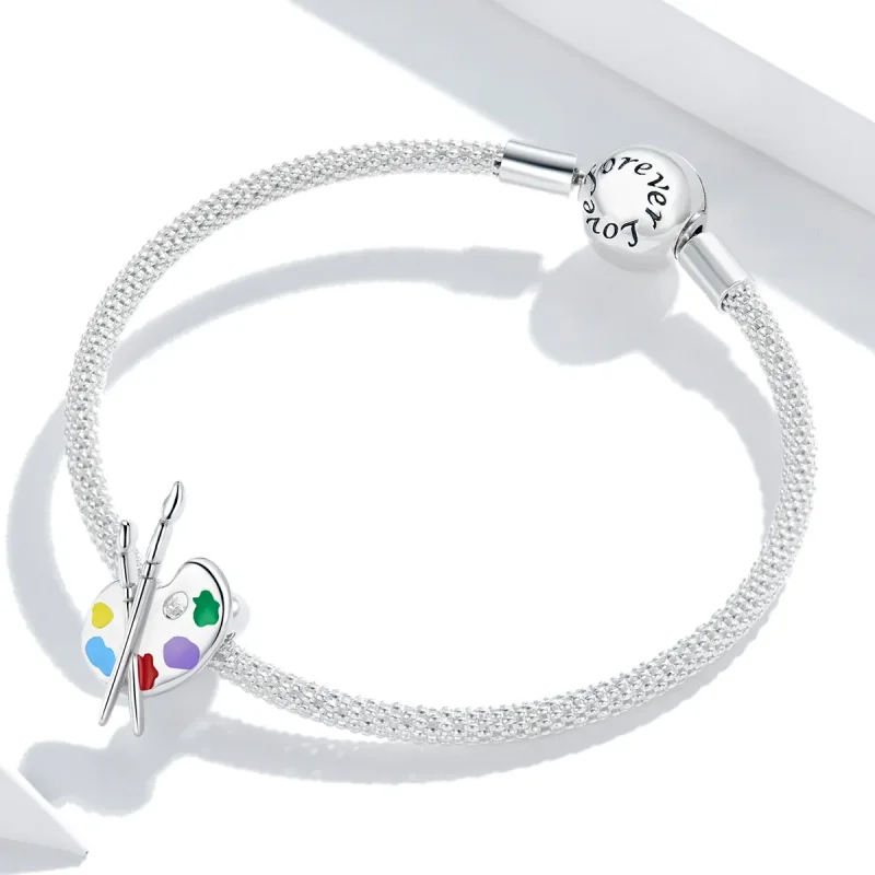 (immagine per) Charm tipo Pandora Tavolozza artistica colorata - BSC359 - Visualizza 3