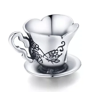 (immagine per) Charm tipo Pandora Tazza da tè d'epoca - SCC1899