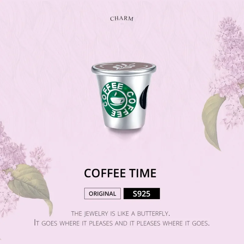 (immagine per) Charm tipo Pandora Tempo del caffè - SCC1545 - Visualizza 6