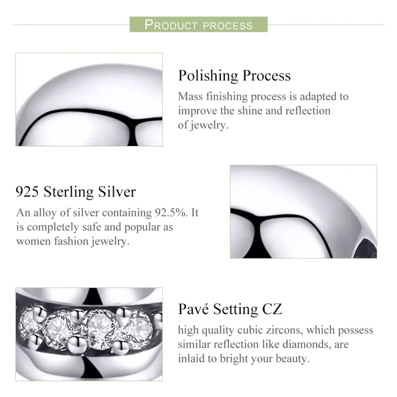 (immagine per) Charm tipo Pandora Teschio bianco - SCC965 - Visualizza 7
