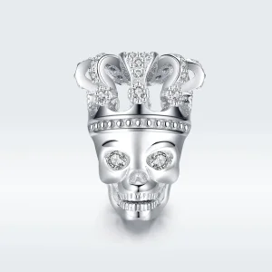 (immagine per) Charm tipo Pandora Teschio Con Corona - SCC1361