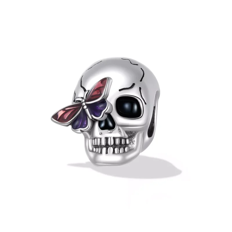 (immagine per) Charm tipo Pandora Teschio retrò - SCC2232 - Visualizza 2