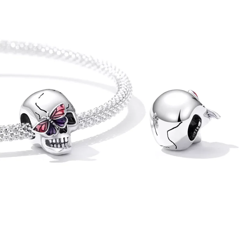 (immagine per) Charm tipo Pandora Teschio retrò - SCC2232 - Visualizza 4