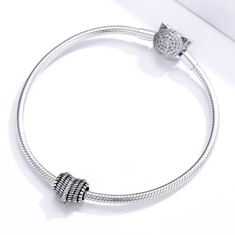(immagine per) Charm tipo Pandora Tessitura del cuore - SCC1470 - Visualizza 3