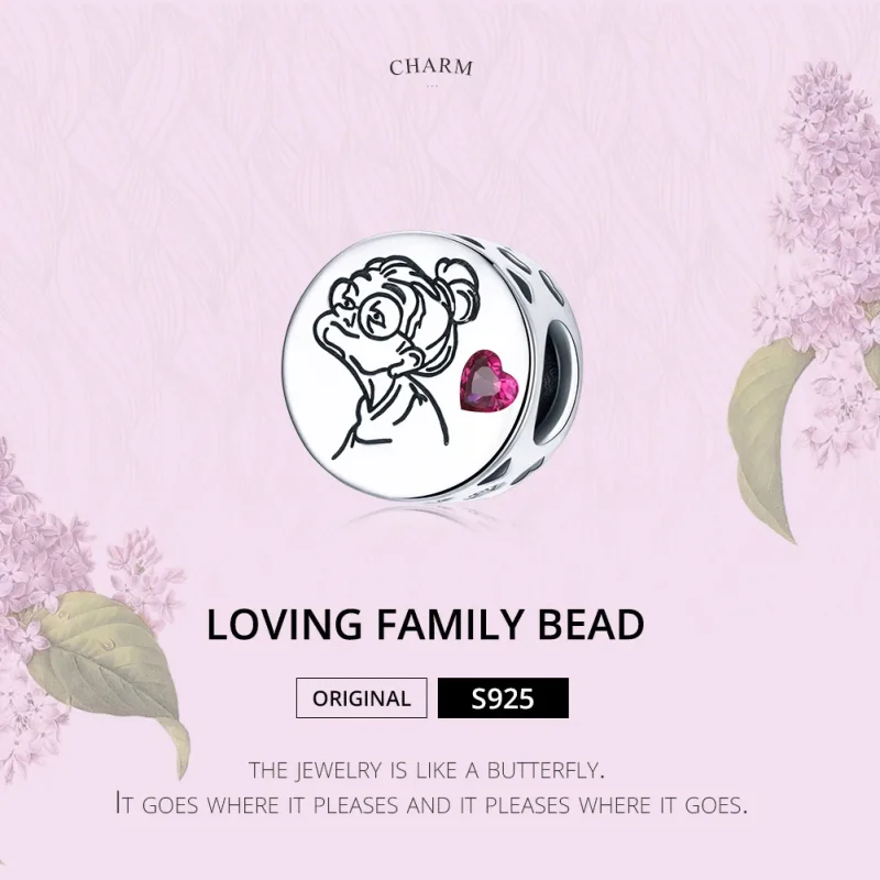 (immagine per) Charm tipo Pandora Ti amo nonna Gigi - SCC1762 - Visualizza 6