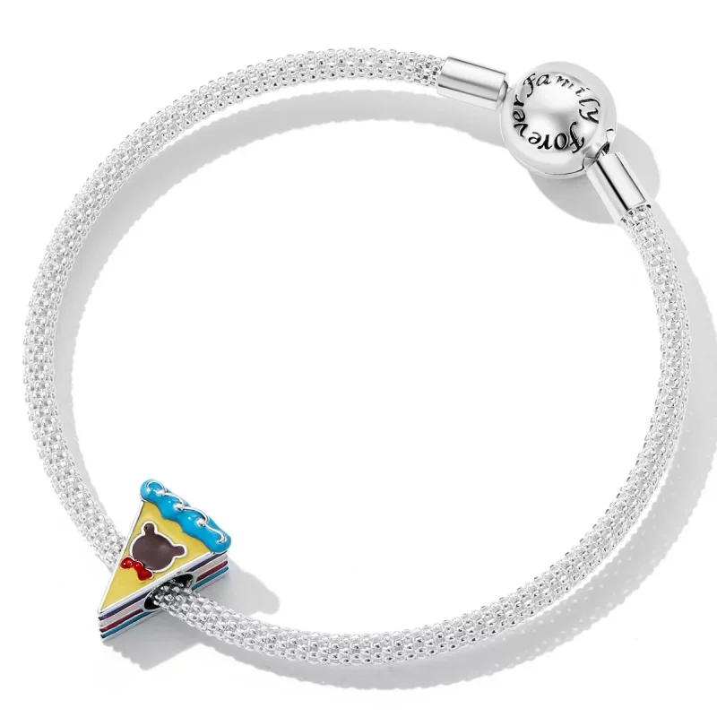 (immagine per) Charm tipo Pandora Torta Orsetto Arcobaleno - SCC2199 - Visualizza 5