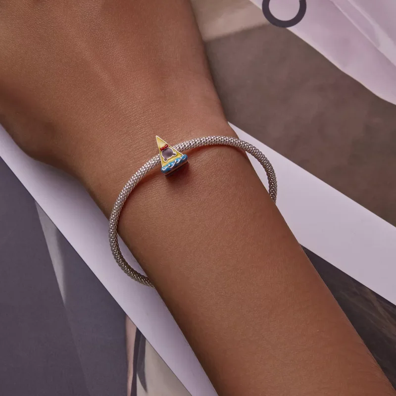 (immagine per) Charm tipo Pandora Torta Orsetto Arcobaleno - SCC2199 - Visualizza 6
